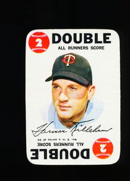 1968 Topps Game Card #5 of 33 Hall of Famer Harmon Killebrew Minnesota Twin