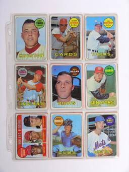 (72) 1969 Topps Football Cards VG/EX Conditions