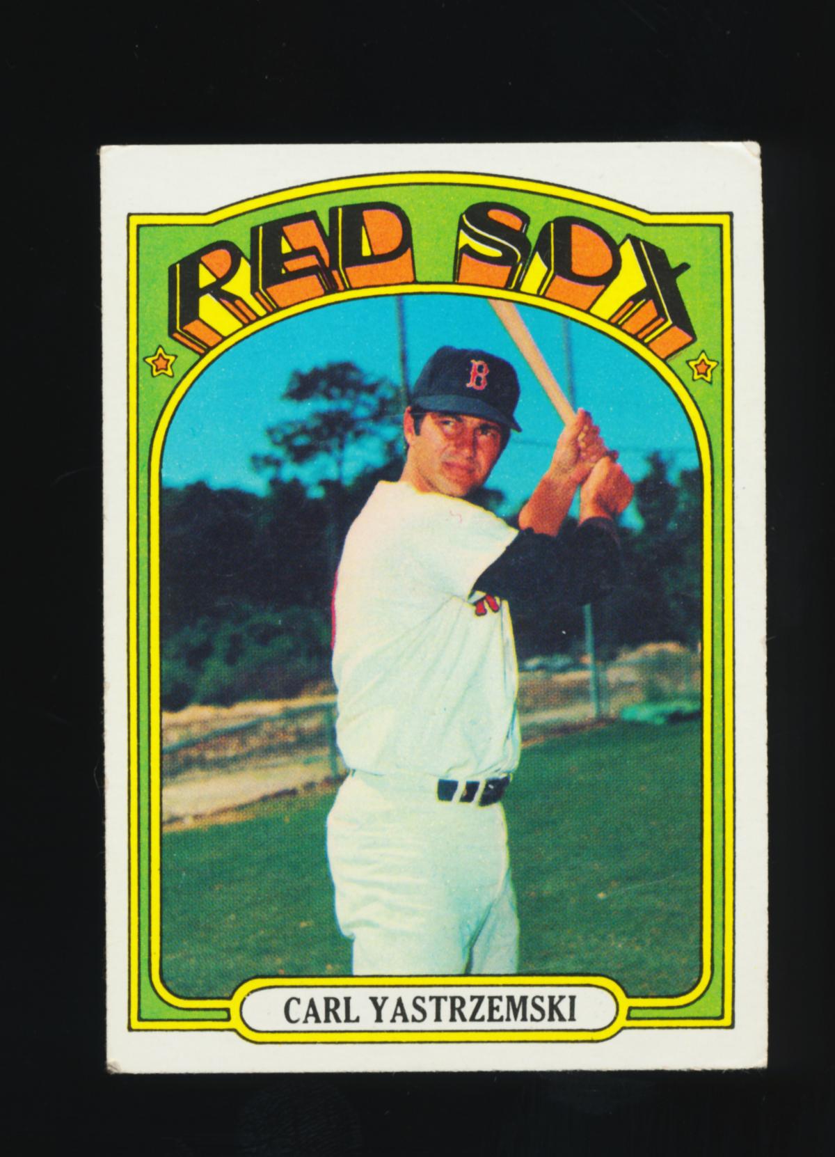 1972 Topps Baseball Card #37 Hall of Famer Carl Yastrzemski Boston Red Sox