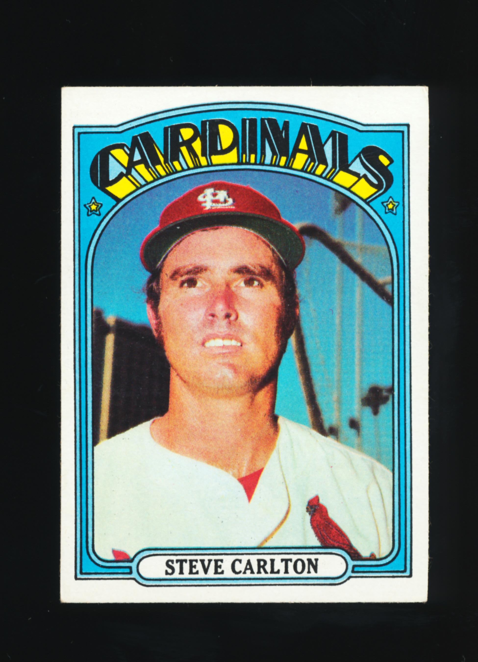 1972 Topps Baseball Card #420 Hall of Famer Steve Carlton St Louis Cardinal