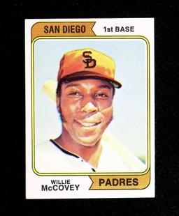 1974 Topps Baseball Card #250 Hall of Famer Willie McCovey San Diego Padres