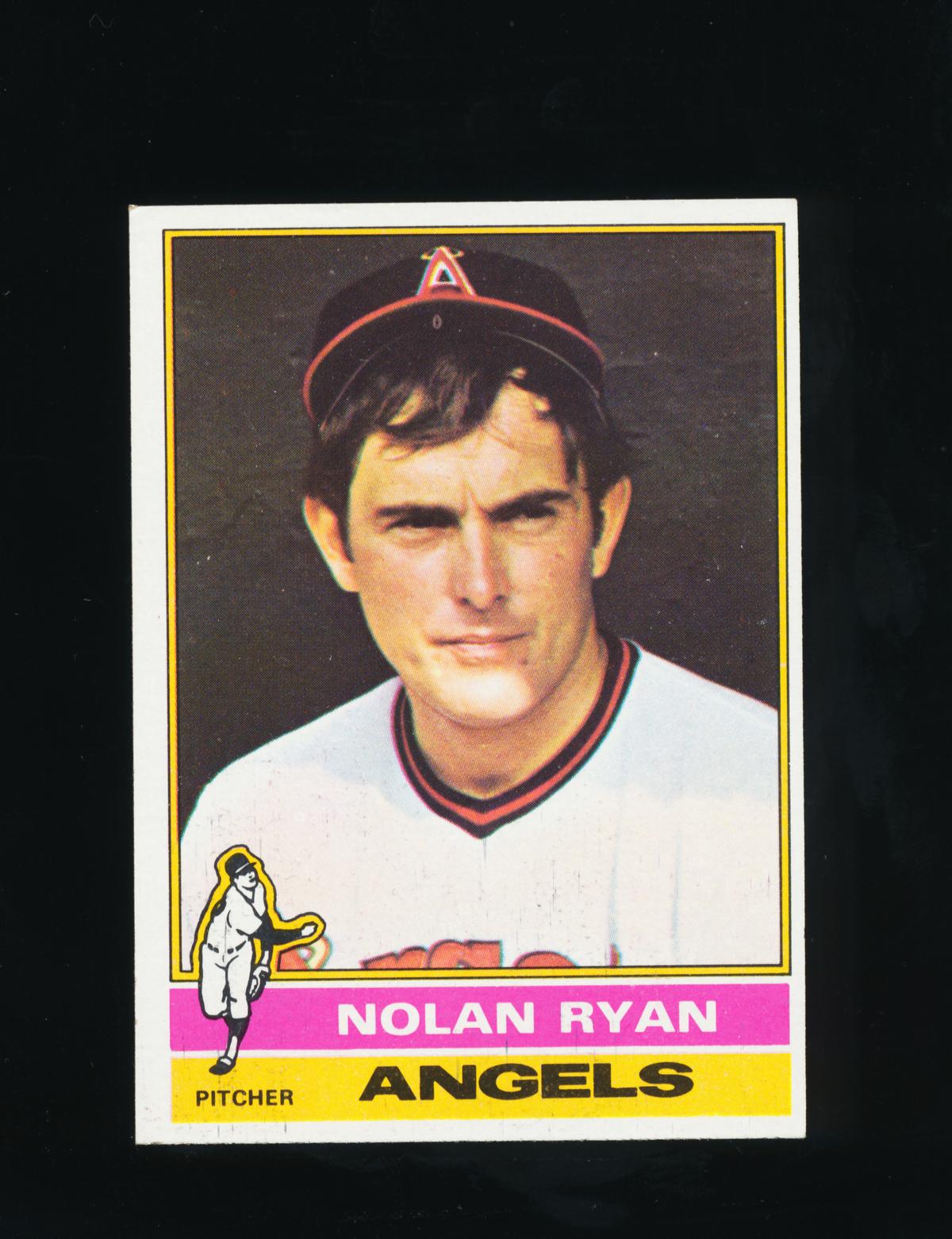 1976 Topps Baseball Card #330 Hall of Famer Nolan Ryan California  Angels