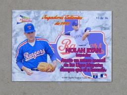 1993 Pacific Juadores Galientes Baseball  Card #15 de 36 Nolan Ryan Texas R