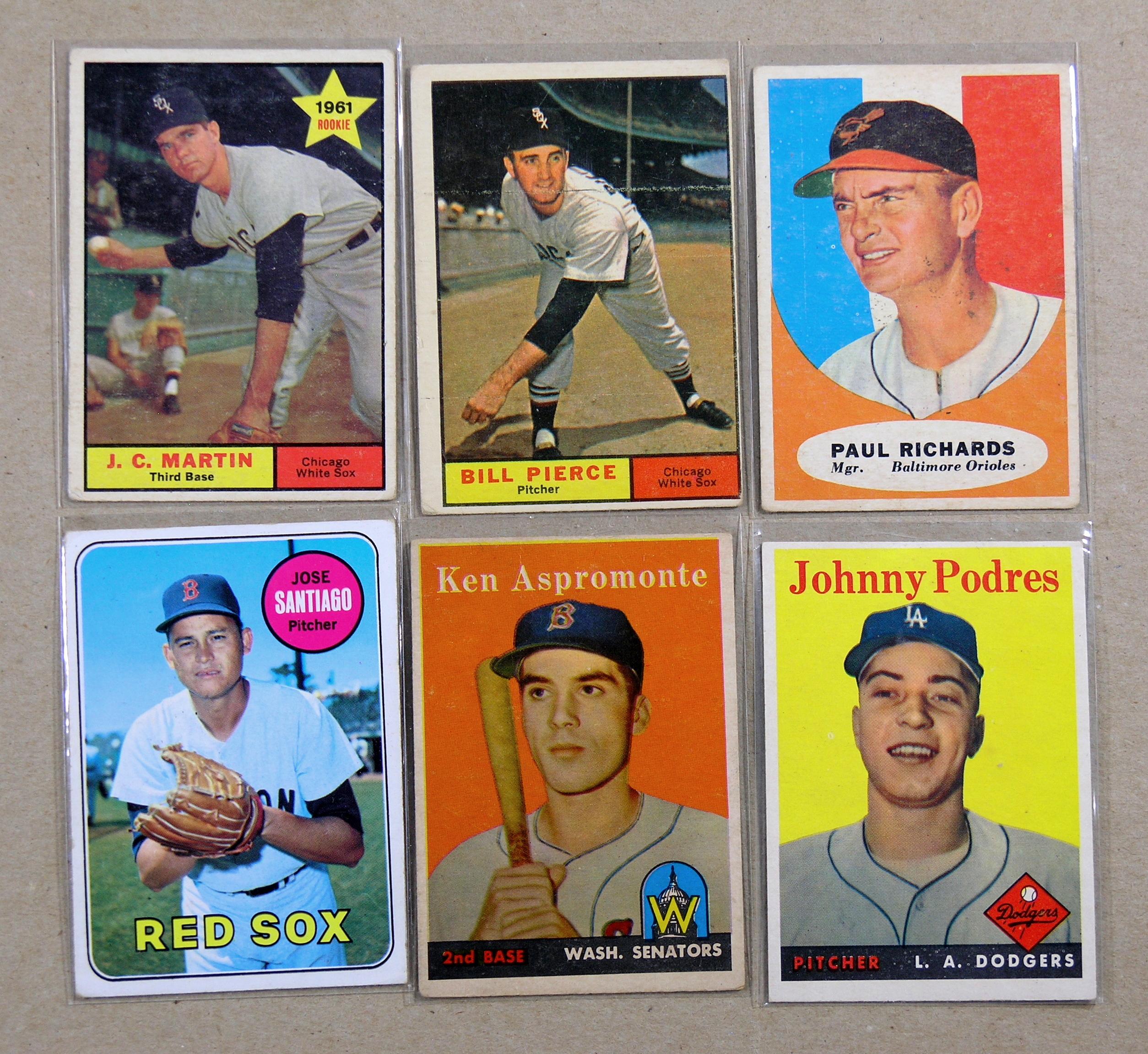 (27) 1960s Lower Grade Baseball Cards