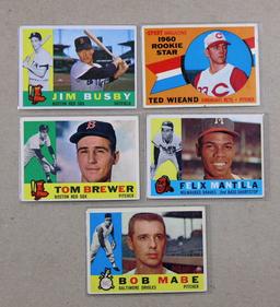 (27) 1960s Lower Grade Baseball Cards