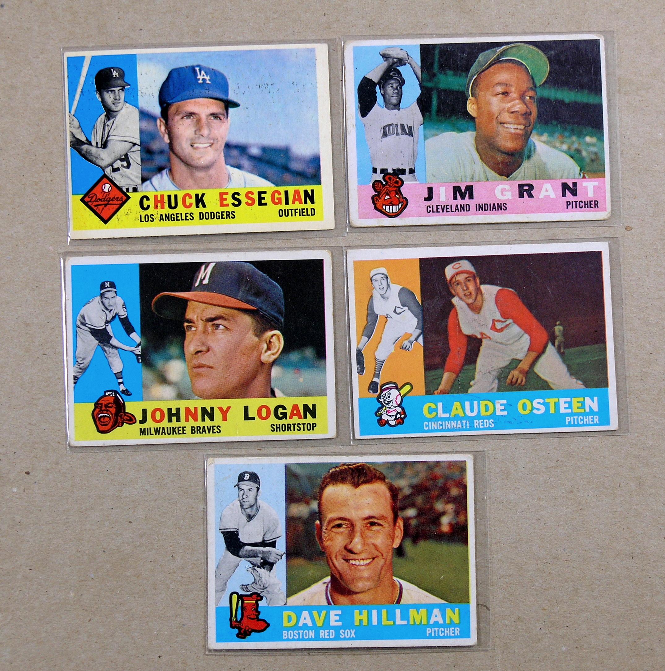 (27) 1960s Lower Grade Baseball Cards