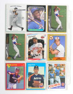(90) Misc. Hall of Famer Baseball Cards