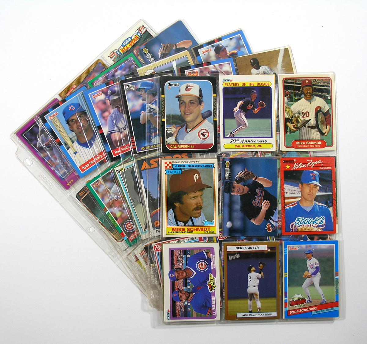 (90) Misc. Hall of Famer Baseball Cards