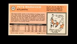 1970-71 Topps ROOKIE Basketball Card #123 Rookie Hall of Famer Pete Maravic