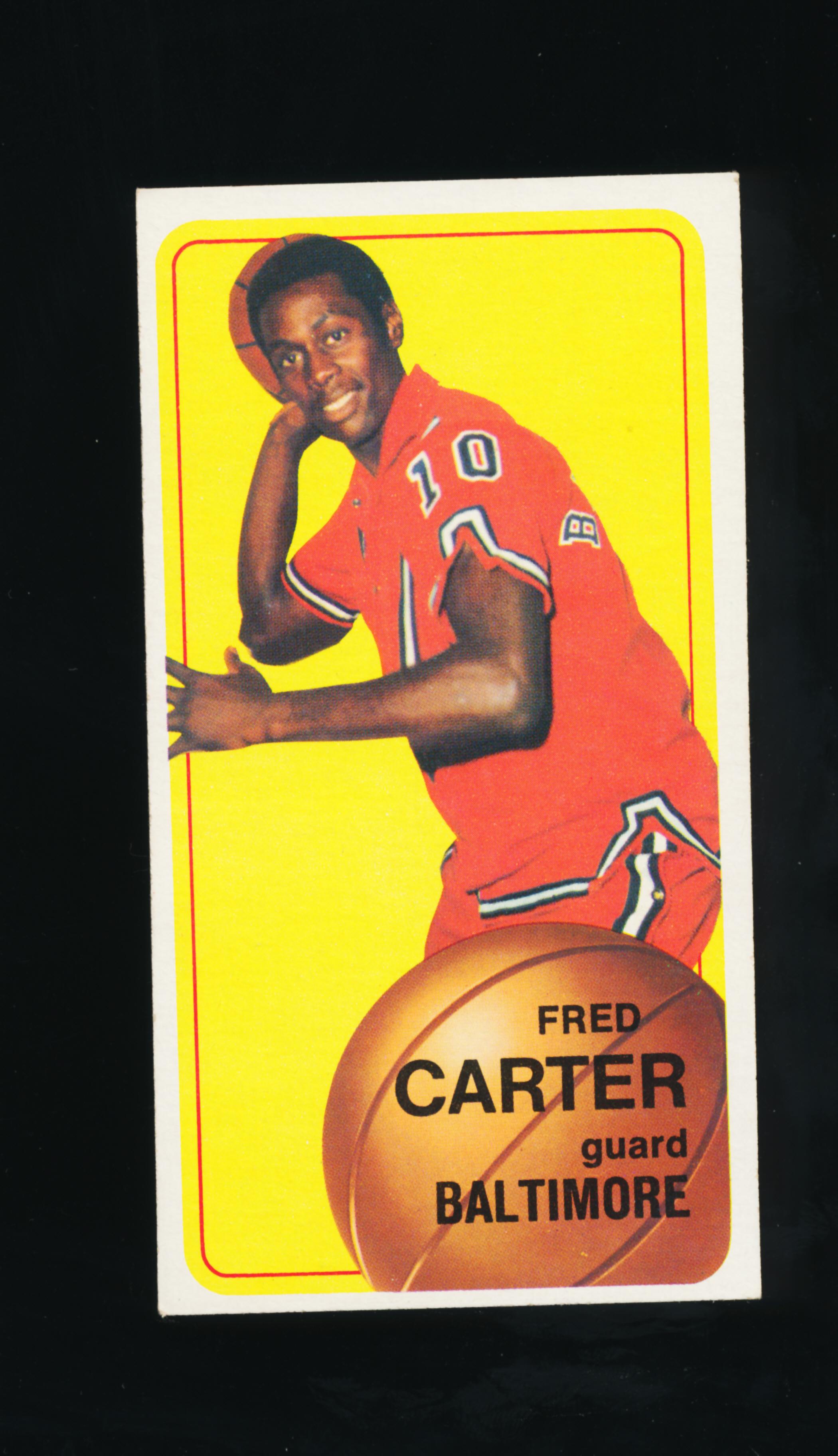 1970-71 Topps Basketball Card #129 Fred Carter Baltimore Bullets