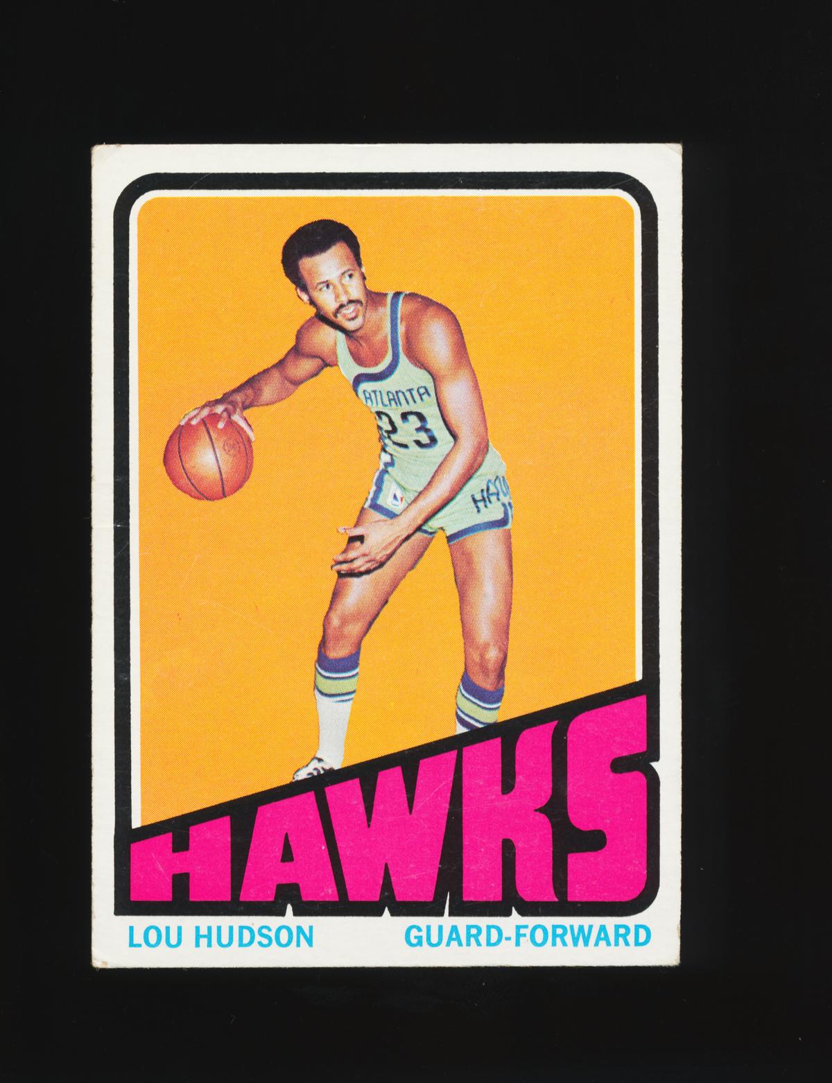 1972-73 Topps Basketball Card #130 Hall of Famer Lou Hudson Atlanta Hawks