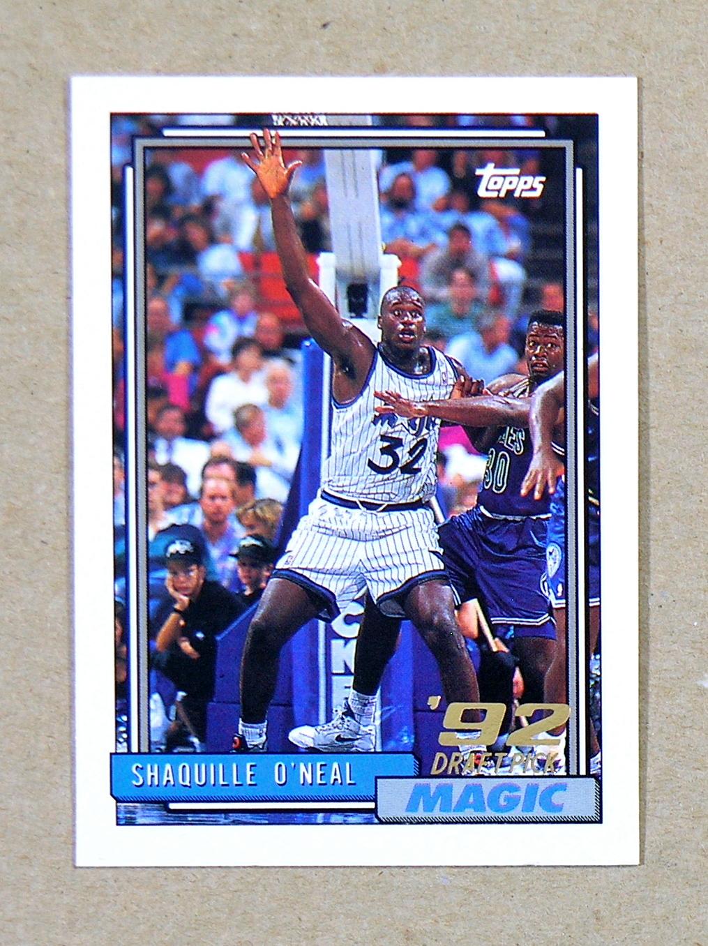 1993 Topps ROOKIE Basketball Card #362 Rookie Shaquille O'Neal Orland Magic