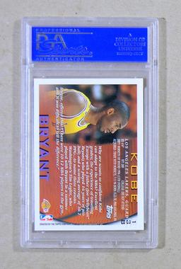 1996 Topps ROOKIE Basketball Card #138 Rookie Kobe Bryant Los  Angeles Lake