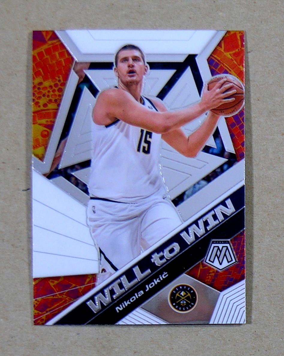 2019-20 Panini Mosaic "Will To Win" Basketball Card #9 Nikola Jokic Denver