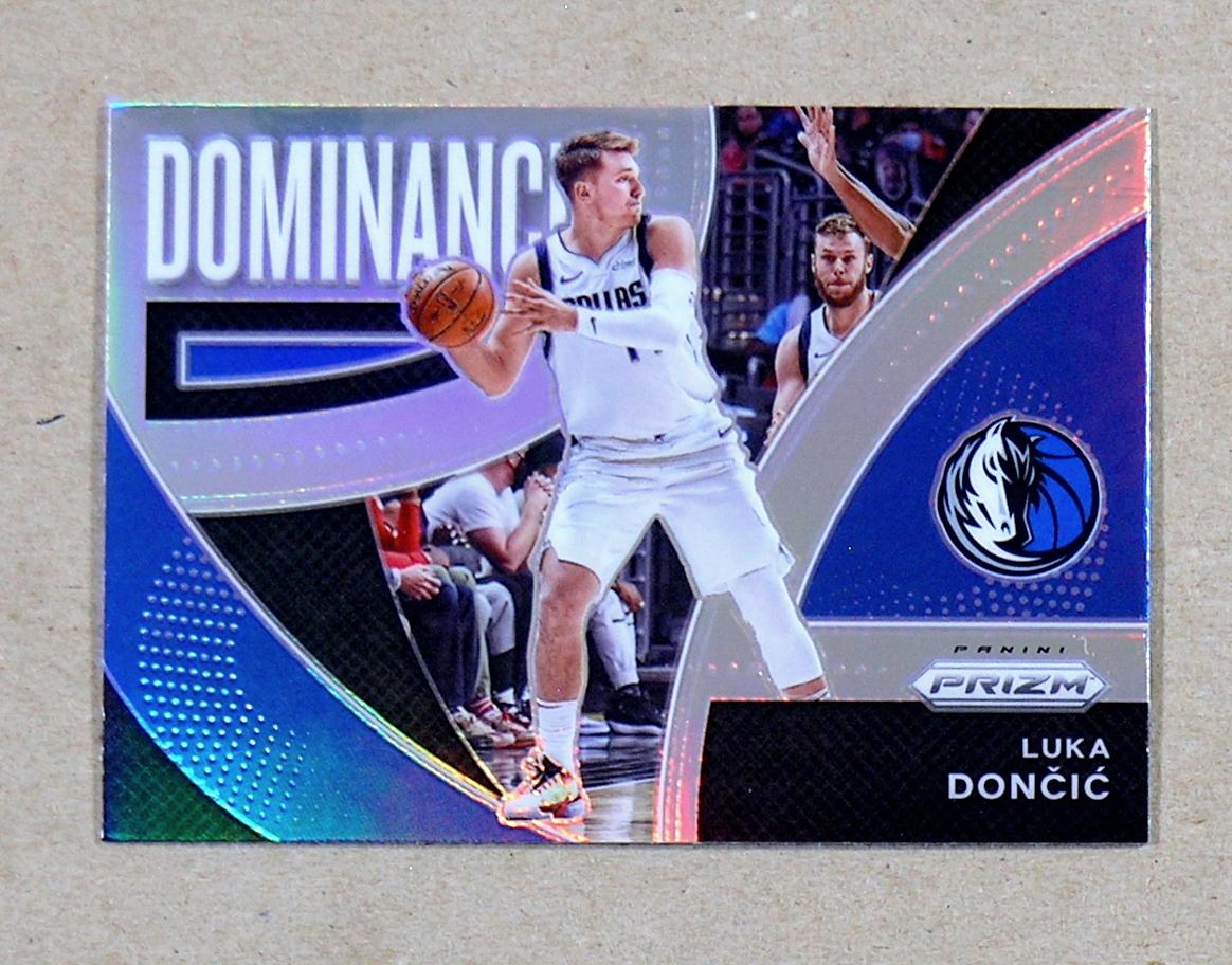 2021-22 Panini Prizm "Dominance" Basketball Card #10 Luka Doncic