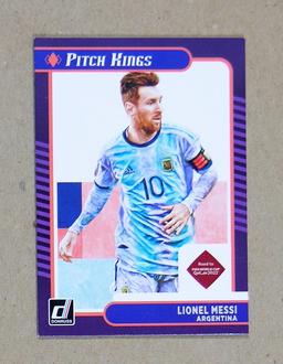 2021-22 Donruss "Pitch Kings" Soccer Card #10 Lionel Messi Argentina