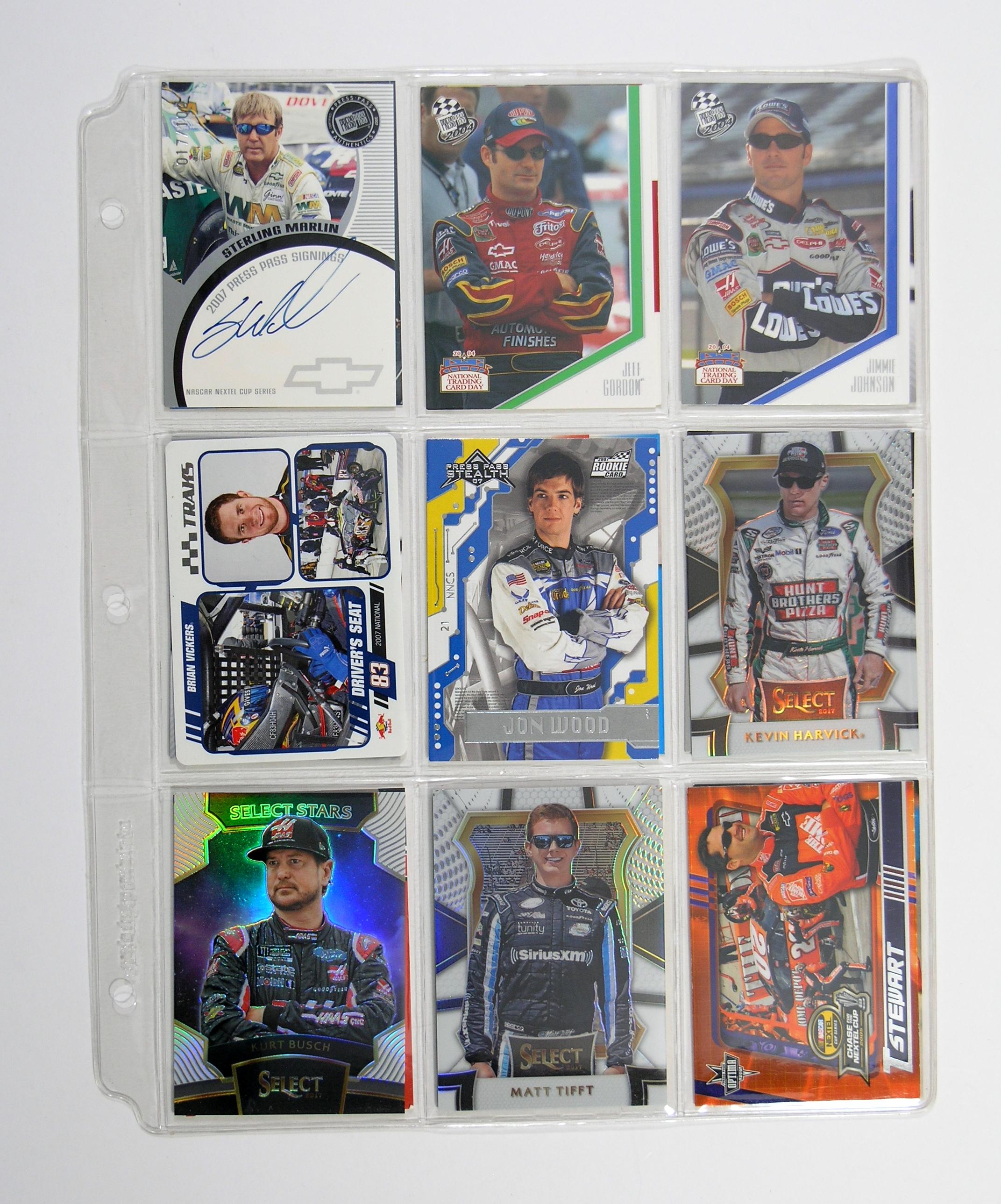 (54) NASCAR & Indy Racing Sports Cards