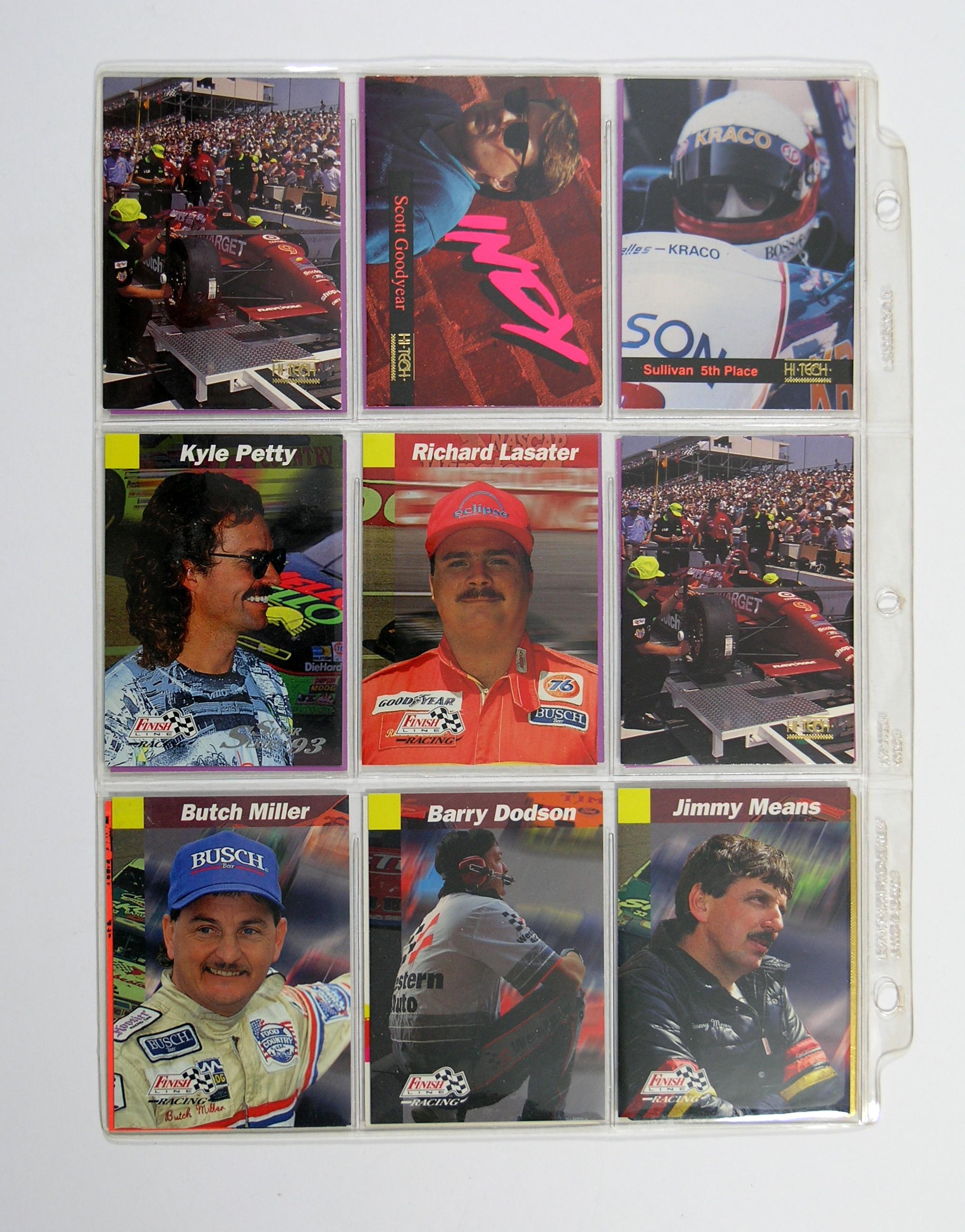 (54) NASCAR & Indy Racing Sports Cards