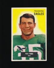 1955 Bowman Football Card #10 Hall of Famer Pete Pihos Philadelphia Eagles