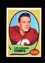 1970 Topps Football Card #1 Hall of Famer Len Dawson Kansas City Chiefs