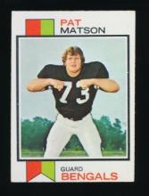 1973 Topps Football Card #227 Pat Matson Cincinnati Bengals