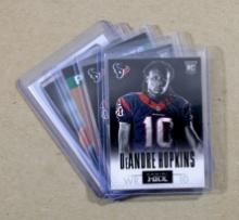 (5) 2013 ROOKIE Football Cards Rookie DeAndre Hopkins Houston Texans