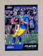 2018 Panini "Player of The Day" Football Crd #20 Jerad Goff Los Angeles Ram