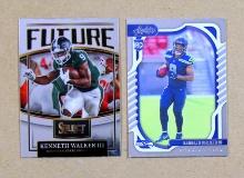 (2) 2022 ROOKIE Football Cards Kenneth Walker III Seattle Seahawks