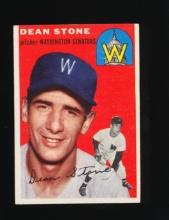 1954 Topps ROOKIE Baseball Card #114 Rookie Dean Stone Washington Senators