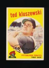 1959 Topps Baseball Card #35 Ted Kluszewski Pittsburgh Pirates