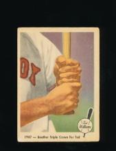 1960 Fleer "Ted Williams Baseballs Greatest Baseball Card #33 "1947-Another