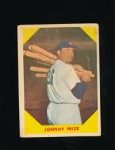 1960 Fleer "Baseball Greats" Baseball Card #38 Hall of Famer Johnny Mize