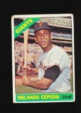 1966 Topps Baseball Card #132 Hall of Famer Orlando Cepeda San Franciso Gia