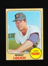 1968 Topps Baseball Card #414 Mickey Lolich Detrot Tigers