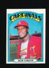 1972 Topps Baseball Card #130 Hall of Famer Bob Gibson St Louis Cardinals