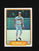 1982 Fleer ROOKIE Baseball Card #176 Rookie Hall of Famer Cal Ripken Jr Bal