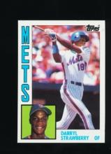 1984 Topps ROOKIE Baseball Card #182 Rookie Darryl Strawberry New York Mets