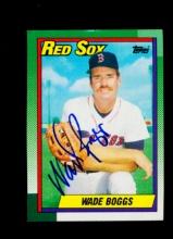 1990 Topps bseball Card #760 Hall of Famer Wade Boggs Boston Red Sox