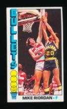 1976-77 Topps Basketball Card #56 Mike Riordan Washington Bullets