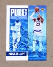 2021-22 Panini NBA Hopps "Pure Players" Basketball Card #4 LeBron James Los