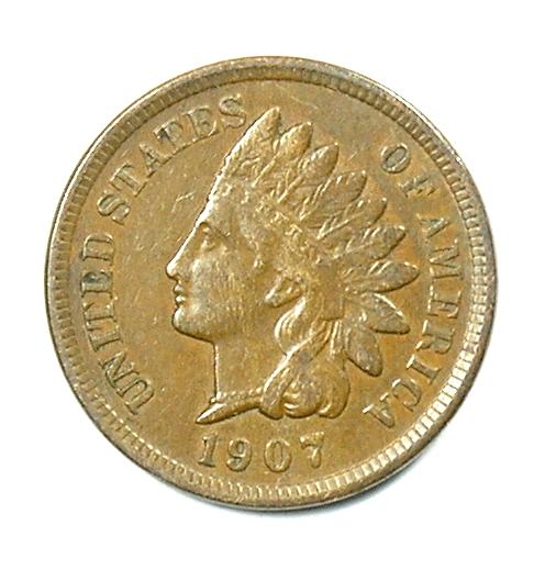 1907 Indian Cent