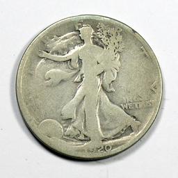 1920 Walking Liberty Silver Half Dollar