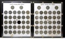 1916-1947 Walking Liberty Half Dollar Collection in Hard Plastic Holders. M