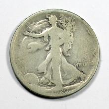 1920 Walking Liberty Silver Half Dollar