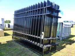 240 10' Iron Wrought Fence Panels