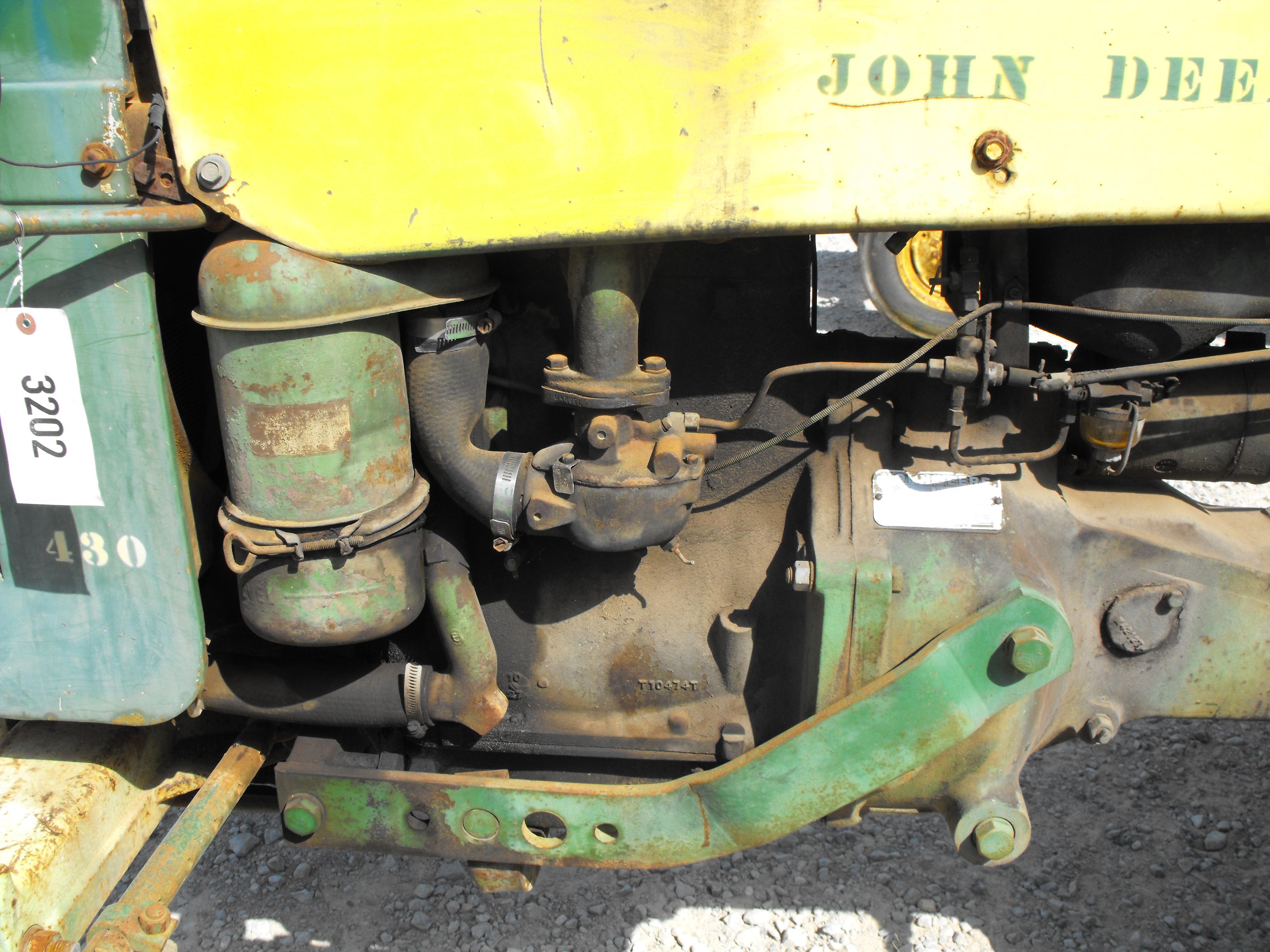 JOHN DEERE 430W  ALL FUEL  #143109