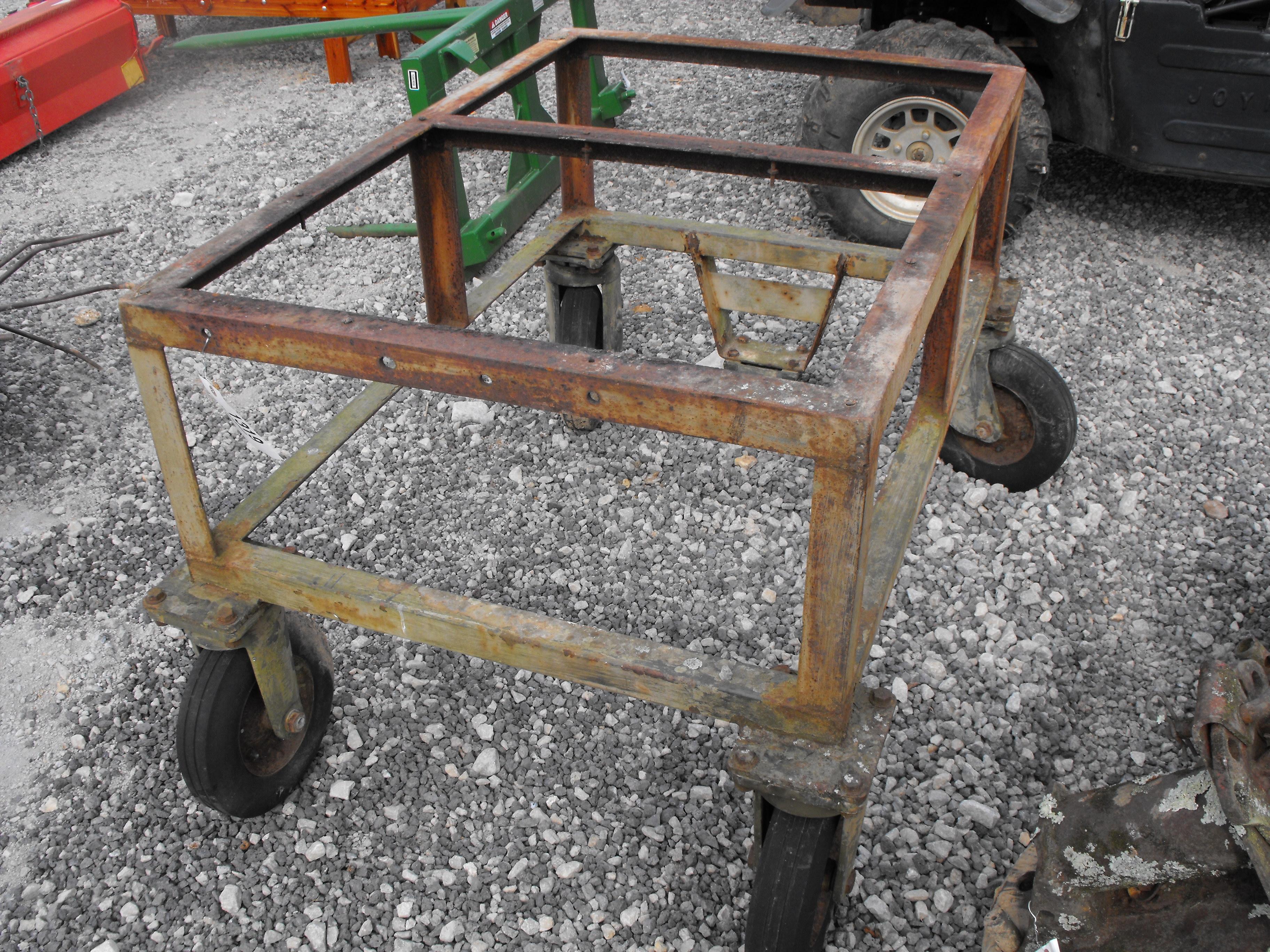 STEEL ROLL AROUND CART