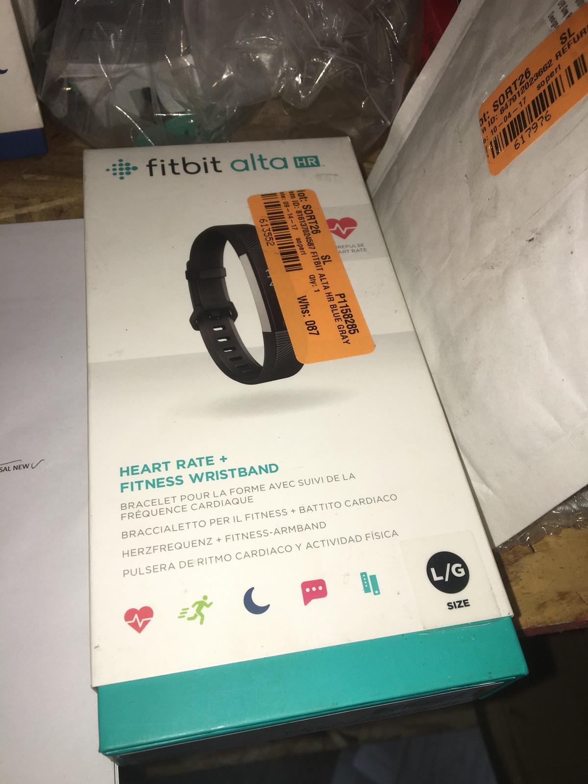 FITBIT ALTA HR BLACK SMALL