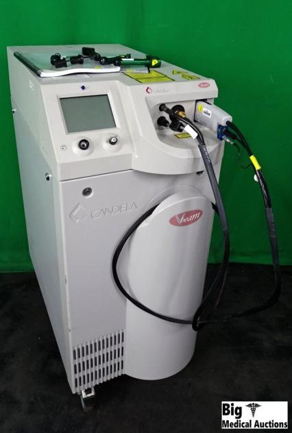 Candela Vbeam Pulsed dye laser system is used for treatment of a wide array of vascular, pigmented,