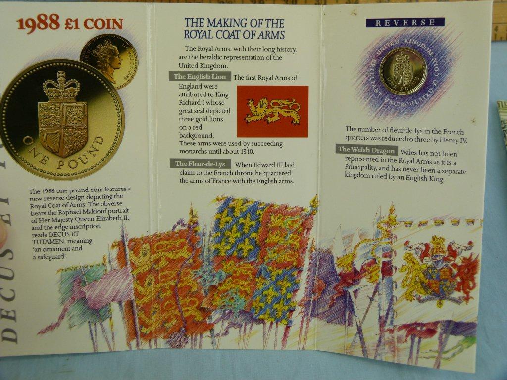 8 items: coins & coin sets of Great Britain